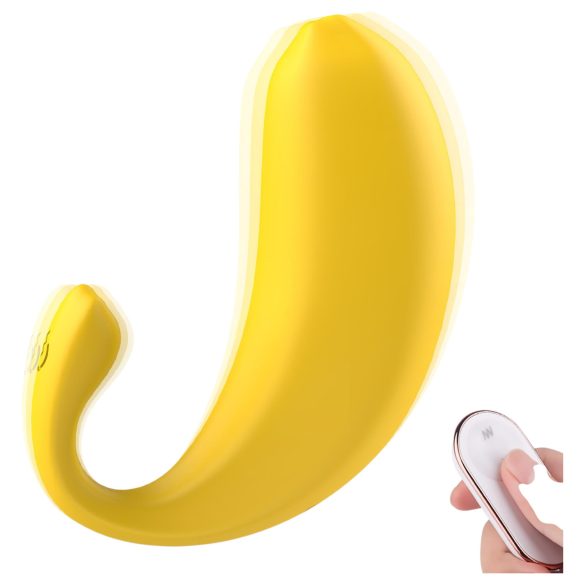 Sex HD - ou vibrator inteligent, formă de banană (galben)