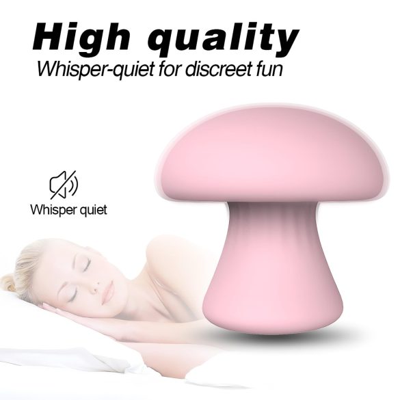 Magic Mushroom - vibrator facial reîncărcabil (roz)