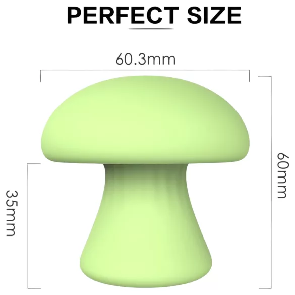 Magic Mushroom - masator facial cu acumulator (verde)