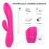 Vibrator încălzitor waterproof reincarcabil Muses, roz