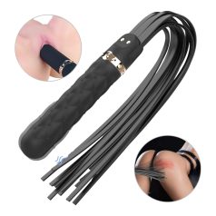   Vibrator și bici impermeabil Black Bloody Mary, reîncărcabil!