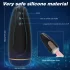 Sex HD Hawk - masturbator electric cu vibrații și sucțiune - negru-alb