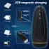 Sex HD Hawk - masturbator electric cu vibrații și sucțiune - negru-alb