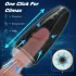 Sex HD Hawk - masturbator electric cu vibrații și sucțiune - negru-alb