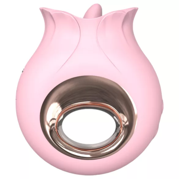 Sex HD - vibrator pentru sex oral - stimulare limbă - silicon roz