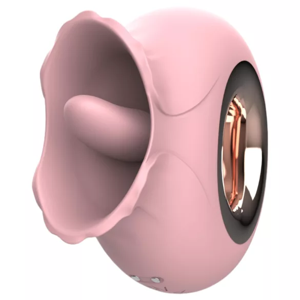 Sex HD - vibrator pentru sex oral - stimulare limbă - silicon roz