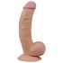 Lovetoy Ultra Soft – dildo flexibil și realist, 21,5 cm (culoare naturală)