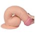 Lovetoy Ultra Soft – dildo flexibil și realist, 21,5 cm (culoare naturală)