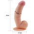Lovetoy Ultra Soft - dildo flexibil realist - 21,5 cm - culoare naturală