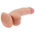 Lovetoy Ultra Soft – dildo flexibil și realist, 21,5 cm (culoare naturală)