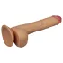 Lovetoy King-Sized - dildo realist cu ventuză - 25 cm - culoare naturală