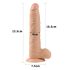 Lovetoy Real Extreme - dildo cu ventuză - 24 cm