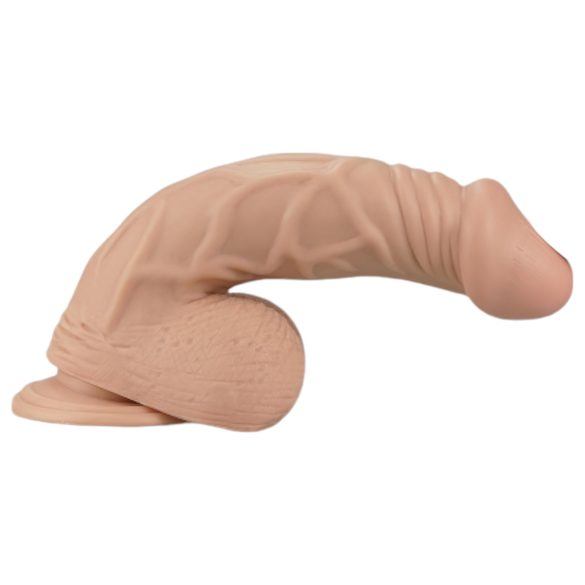 Lovetoy Real Extreme - dildo cu ventuză - realist - 23cm - culoare naturală