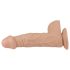 Lovetoy Real Extreme - dildo cu ventuză - realist - 23cm - culoare naturală