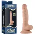 Real Extreme - dildo cu ventuză, cu testicule, pentru punctul G - 19 cm (culoare naturală)