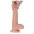 Lovetoy - dildo realist cu două straturi - 18cm - culoare naturală