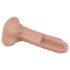 Lovetoy - dildo realist cu două straturi - 18cm - culoare naturală