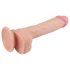 Dildo realist cu ventuză, Lovetoy Nature Cock, 21 cm (natur)