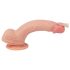 Dildo realist cu ventuză, Lovetoy Nature Cock, 21 cm (natur)