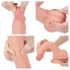 Dildo realist cu ventuză, Lovetoy Nature Cock, 21 cm (natur)