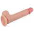 Lovetoy - dildo realist dublu strat - 20cm - culoare naturală