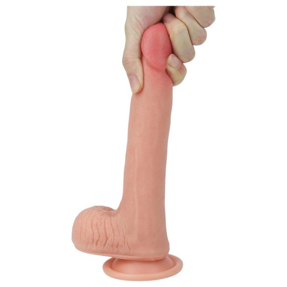 Lovetoy - dildo realist dublu strat - 20cm - culoare naturală