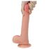 Lovetoy - dildo realist dublu strat - 20cm - culoare naturală