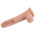 Lovetoy - dildo realist dublu strat - 20cm - culoare naturală