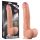 Dildo realist Nature Cock Lovetoy - 28cm, dublu strat, natural
