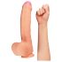 Lovetoy Nature Cock - dildo realist dublu strat - 28cm - culoare naturală