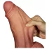 Lovetoy - dildo realist cu două straturi - 26cm - culoare naturală