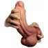 Lovetoy - dildo realist cu două straturi - 26cm - culoare naturală