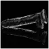Lovetoy Flawless Clear - dildo cu ventuză - 19cm - transparent