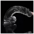 Lovetoy Flawless Clear - dildo cu ventuză - 19cm - transparent