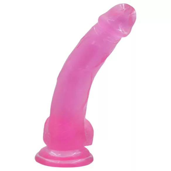 Lovetoy - dildo cu ventuză - realist 20cm - roz