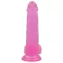 Lovetoy - dildo cu ventuză - realist 20cm - roz
