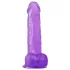 Lovetoy - dildo cu ventuză - 20 cm - mov