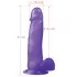 Lovetoy - dildo cu ventuză - 20 cm - mov