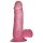 Lovetoy - dildo cu ventuză - 15cm - silicon roz