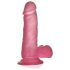 Lovetoy - dildo cu ventuză - 15cm - silicon roz