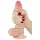Lovetoy - dildo realist cu două straturi - 18cm - culoare naturală