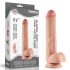 Lovetoy - dildo cu două straturi - realist - 23 cm - culoare naturală