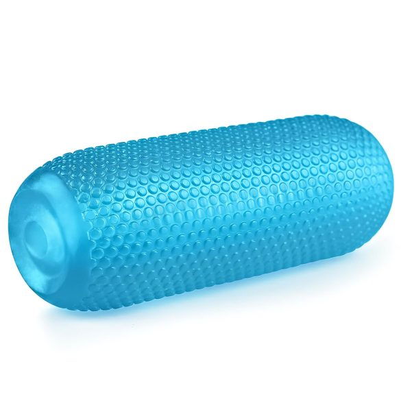 Antrenorul Plăcerii - Masturbator dublu texturat (albastru)
