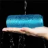 Lovetoy - Masturbator dublu față - texturat - silicon albastru