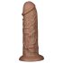 Lovetoy Chubby - Dildo realist cu ventuză - 25cm (natural)