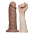 Lovetoy Chubby - Dildo realist cu ventuză - 25cm (natural)