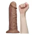 Lovetoy Chubby - dildo realist cu ventuză - 25cm - culoare naturală