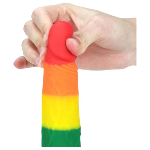 Lovetoy Prider - dildo realist - 19cm - curcubeu