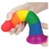 Lovetoy Prider - dildo realist - 19cm - curcubeu