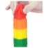 Lovetoy Prider - Dildo siliconat realist 19cm (curcubeu)